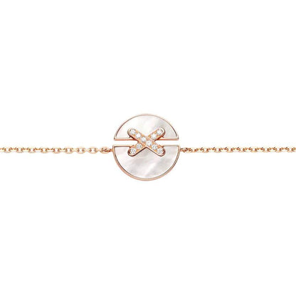 [NOVO]JEUX DE BRACELET MOP ROSA GOLD DIAMANTEN