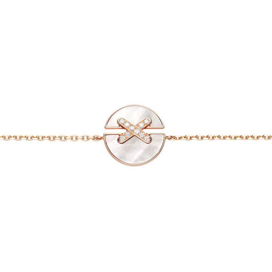 [NOVO]JEUX DE BRACELET MOP ROSA GOLD DIAMANTEN