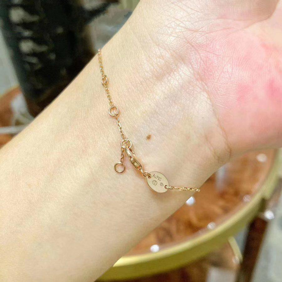 [NOVO]JEUX DE BRACELET MOP ROSA GOLD DIAMANTEN