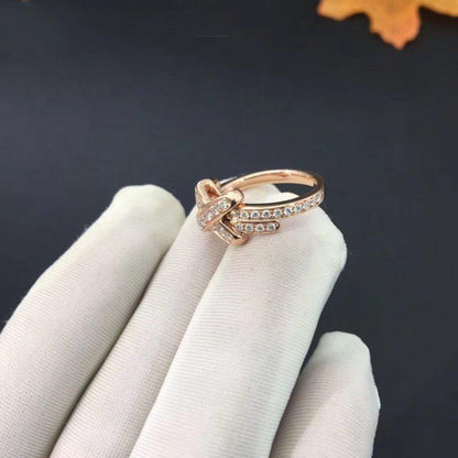 [NOVO]JEUX DE RING ROSA GOLD DIAMANTEN