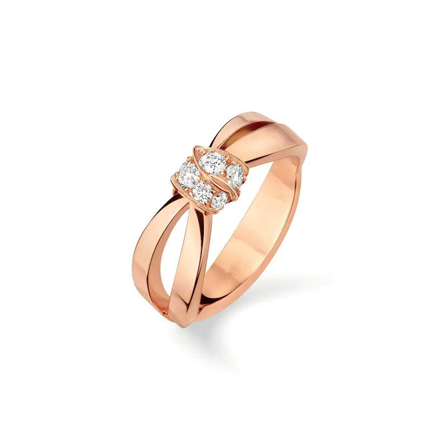 [NOVO]LIENS RING ROSA GOLD DIAMANT