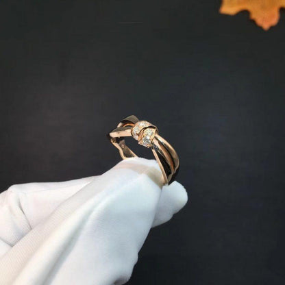 [NOVO]LIENS RING ROSA GOLD DIAMANT