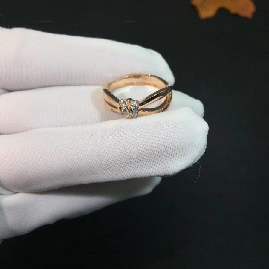 [NOVO]LIENS RING ROSA GOLD DIAMANT