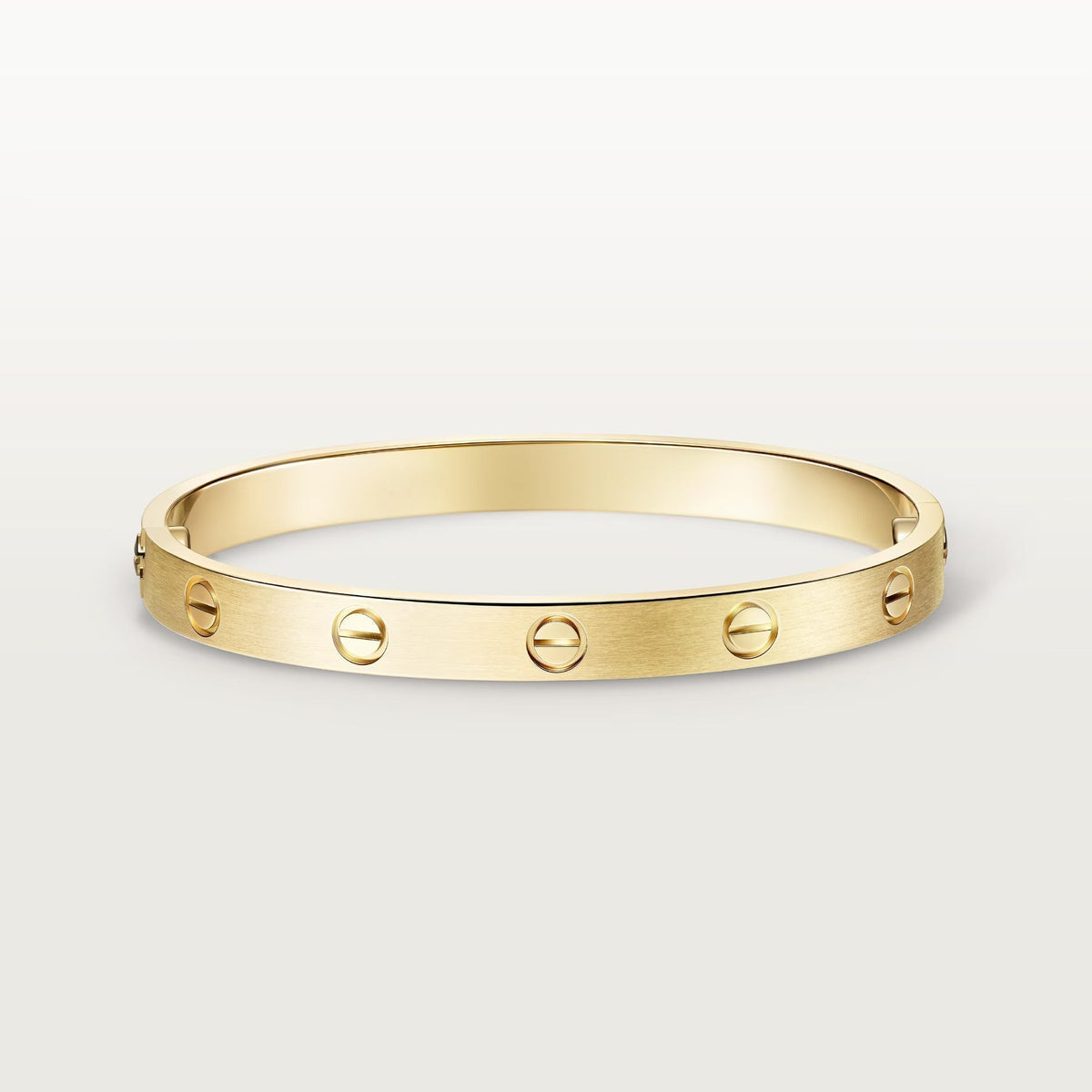 [GALE] Clover & Love & Juste 3-Piece Gold Bracelet Stack Set