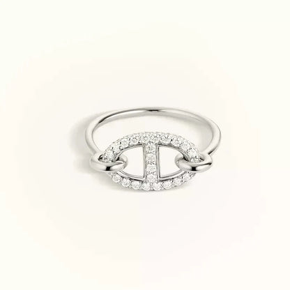 [NOVO]RONDE KLEINER SILBER-DIAMANTRING