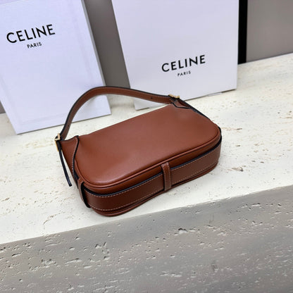 MINI 19 ROMY IN BRONZE BROWN SUPPLE CALFSKIN