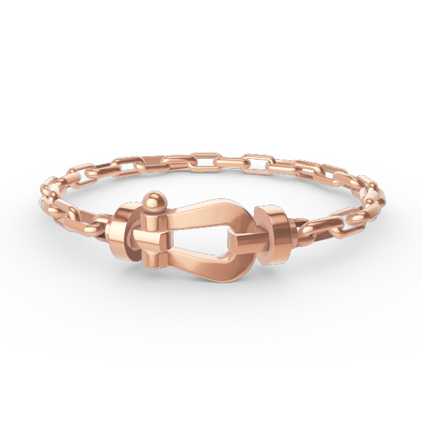 [NOVO]FORCE Metallarmband mit großem Hufeisenverschluss