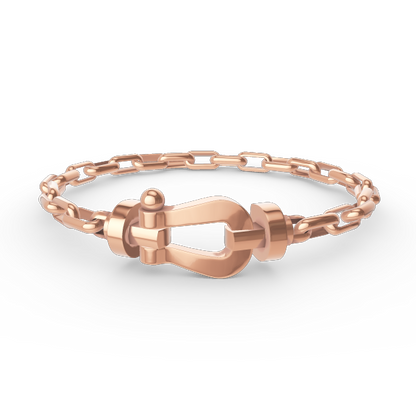 [NOVO]FORCE Metallarmband mit großem Hufeisenverschluss