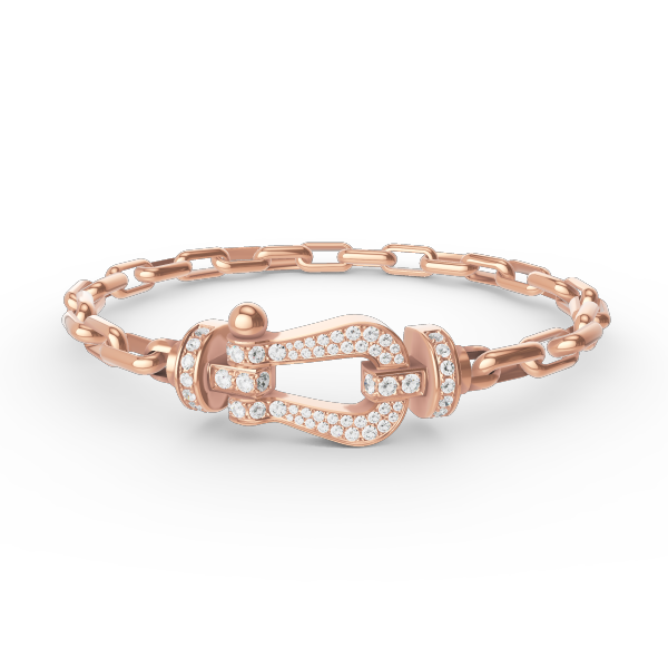 [NOVO]FORCE Metallarmband mit großem Hufeisenverschluss