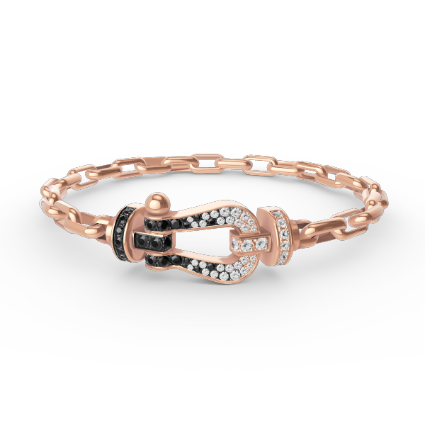 [NOVO]FORCE Metallarmband mit großem Hufeisenverschluss