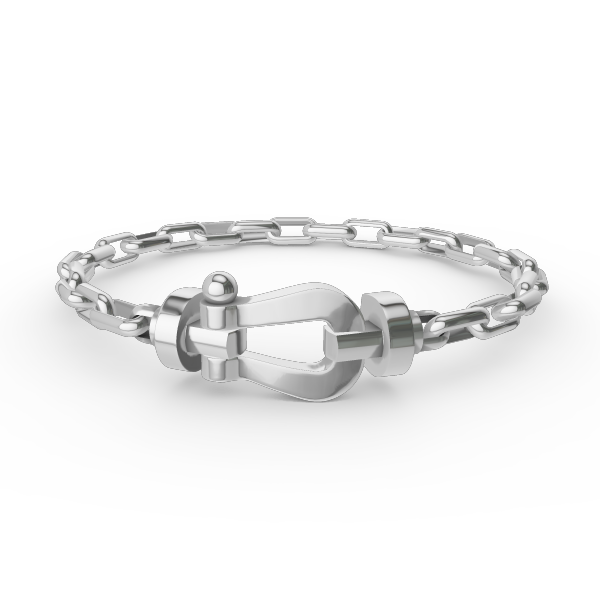 [NOVO]FORCE Metallarmband mit großem Hufeisenverschluss
