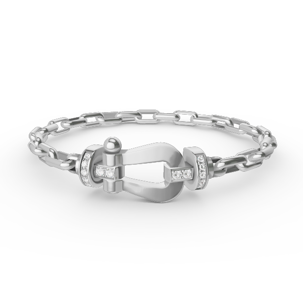 [NOVO]FORCE Metallarmband mit großem Hufeisenverschluss