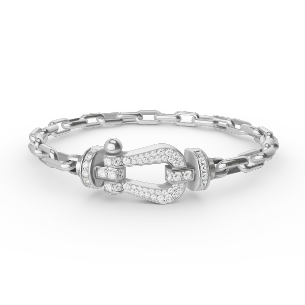[NOVO]FORCE Metallarmband mit großem Hufeisenverschluss