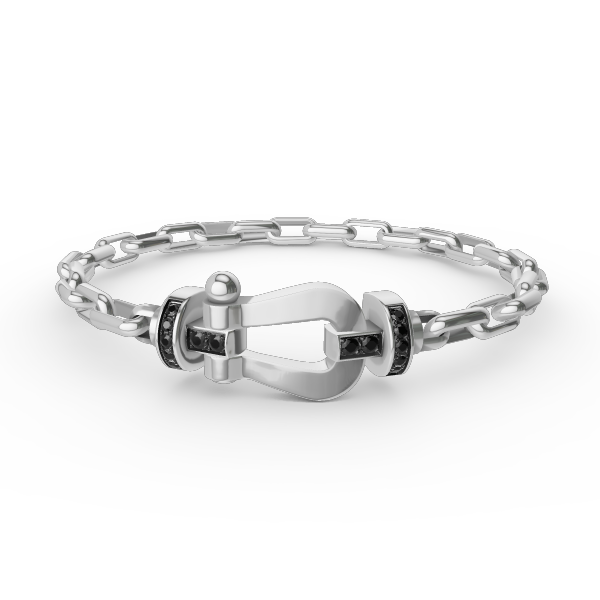 [NOVO]FORCE Metallarmband mit großem Hufeisenverschluss