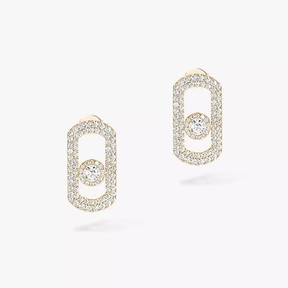 [GALE]So Move Pave_-Set Diamond Earrings in Silver