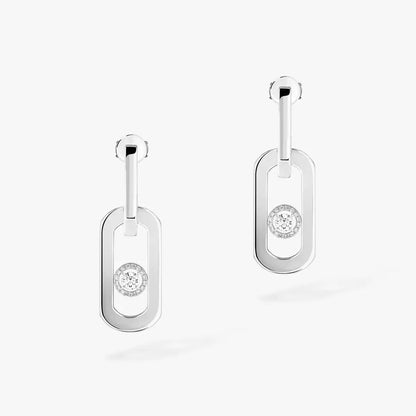 [GALE]So Move XL Diamond Pendant Earrings