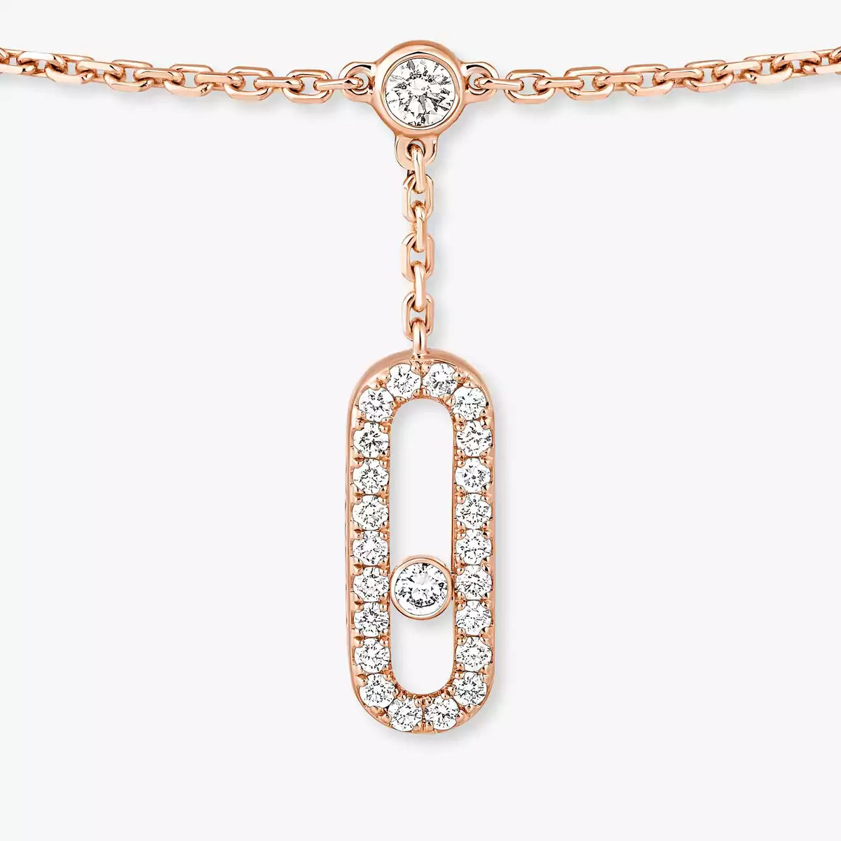 [GALE] Move Uno pavé ankle bracelet