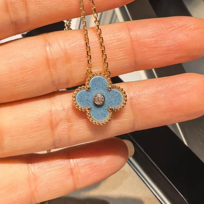 [GALE] 2026 CLOVER 15MM CHRISTMAS LIMITED EDITION SINGLE FLOWER NECKLACE