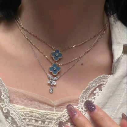 [GALE] 2026 CLOVER 15MM CHRISTMAS LIMITED EDITION SINGLE FLOWER NECKLACE