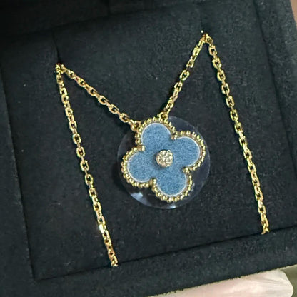 [GALE] 2026 CLOVER 15MM CHRISTMAS LIMITED EDITION SINGLE FLOWER NECKLACE