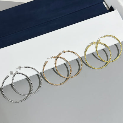 [GALE] SMOOTH BEAD STUD EARRINGS