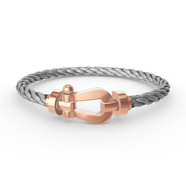 [NOVO]FORCE Großes Hufeisenarmband ohne Diamanten Roségold