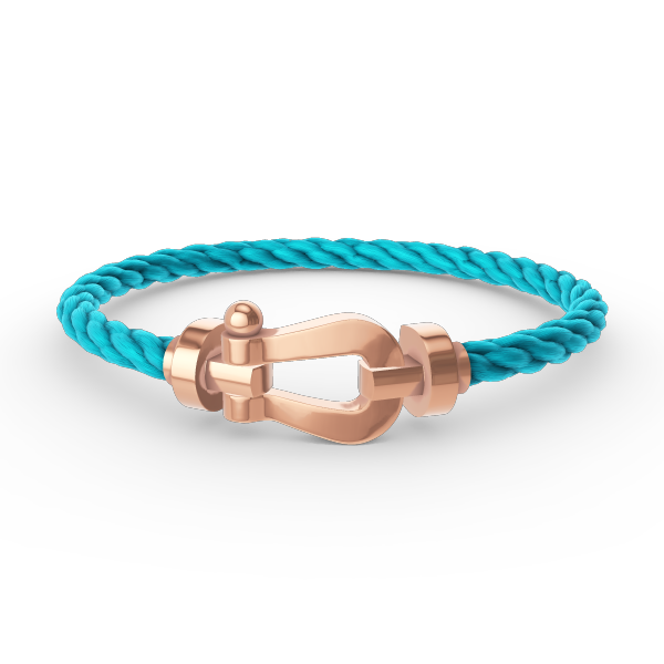 [NOVO]FORCE Großes Hufeisenarmband ohne Diamanten Roségold