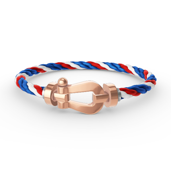 [NOVO]FORCE Großes Hufeisenarmband ohne Diamanten Roségold