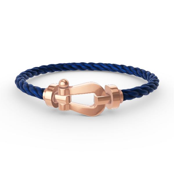 [NOVO]FORCE Großes Hufeisenarmband ohne Diamanten Roségold