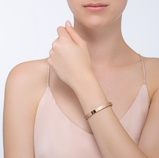 [NOVO] LOVE ARMBAND 6,1 MM 4 DIAMANTEN 