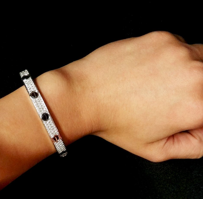 [NOVO] LOVE ARMBAND 6,1 MM DIAMANT-PAVED KERAMIK 