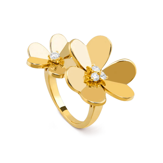 [NOVO]CLOVER COMOS GOLD-DIAMANT-RING