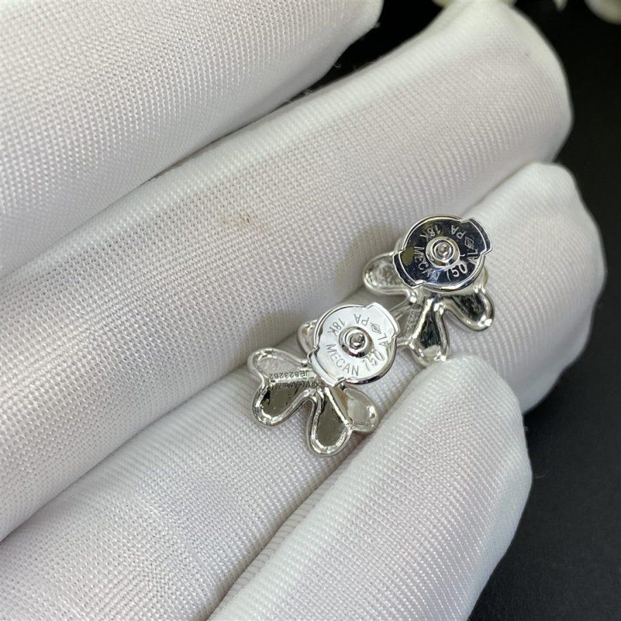 [NOVO]FRIVOLE MINI SILBERNE BLUMENOHRRINGE
