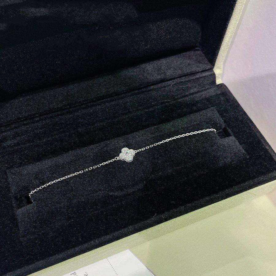 [NOVO]CLOVER EINZELBLÜTEN-ARMBAND SILBER