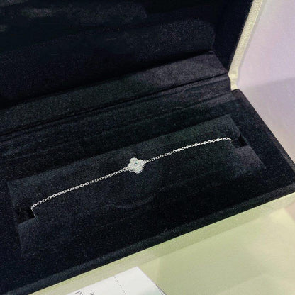 [NOVO]CLOVER EINZELBLÜTEN-ARMBAND SILBER