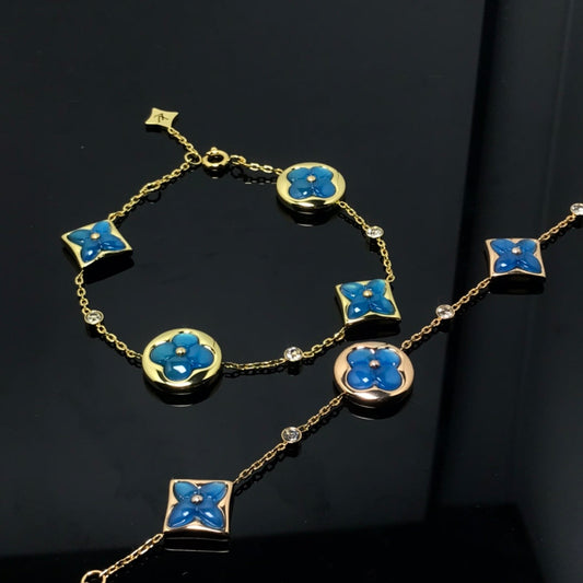 [NOVO]STAR AND SUN 4 MOTIF BLUE ARMBAND