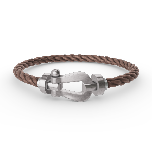 [NOVO]FORCE Großes Hufeisenarmband ohne Diamanten, Silber