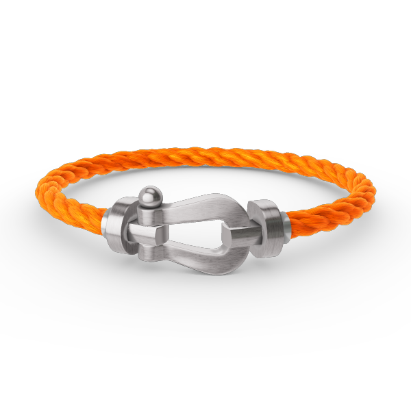 [NOVO]FORCE Großes Hufeisenarmband ohne Diamanten, Silber