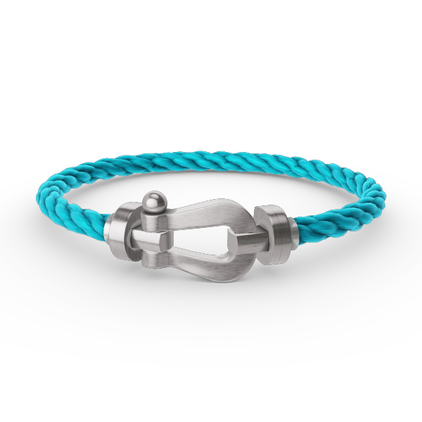 [NOVO]FORCE Großes Hufeisenarmband ohne Diamanten, Silber