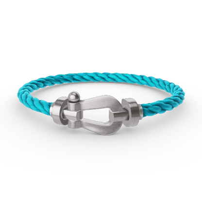 [NOVO]FORCE Großes Hufeisenarmband ohne Diamanten, Silber