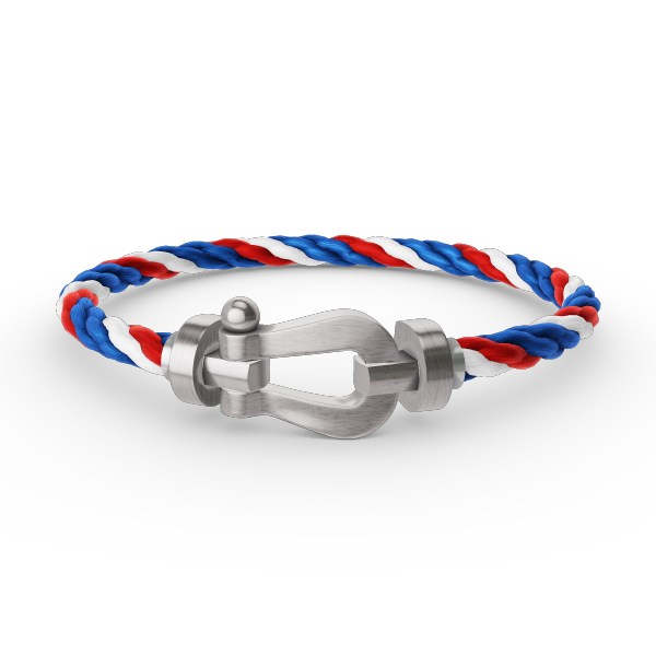 [NOVO]FORCE Großes Hufeisenarmband ohne Diamanten, Silber