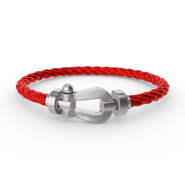 [NOVO]FORCE Großes Hufeisenarmband ohne Diamanten, Silber
