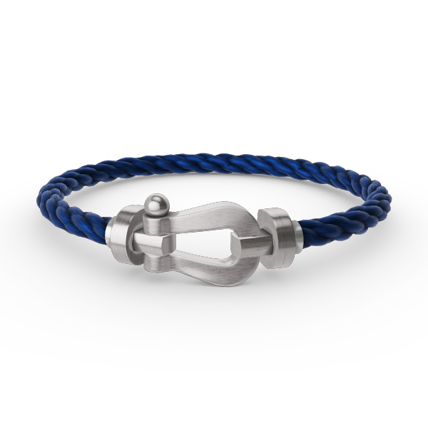 [NOVO]FORCE Großes Hufeisenarmband ohne Diamanten, Silber
