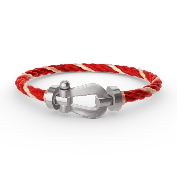 [NOVO]FORCE Großes Hufeisenarmband ohne Diamanten, Silber