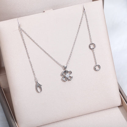 [GALE]FIOREVER NECKLACE DIAMOND CENTER