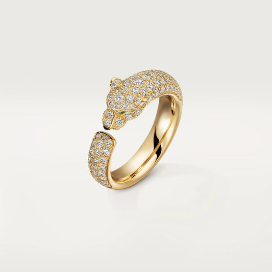 [NOVO] PANTHERE RING AUS ROSA GOLD MIT DIAMANTEN