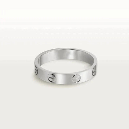 [NOVO] Liebesring 4 mm 1 Diamant Silber