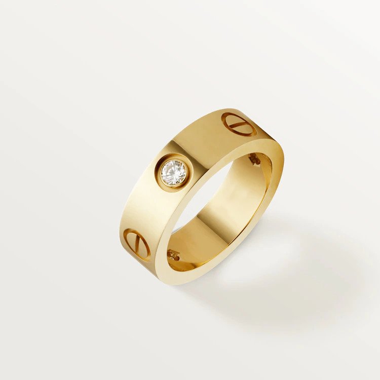 [NOVO]ラブリング 5.5mm 3ダイヤモンド ピンクゴールド